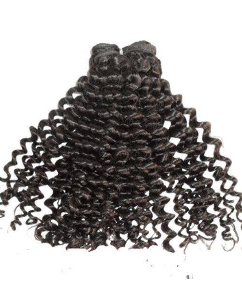 Super Deep Coil - Clip on Hand Weft - Virgin Single Drawn (Natural)