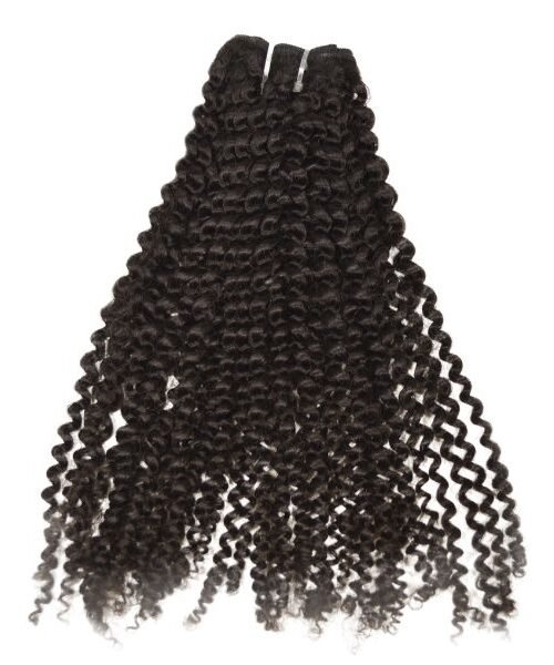 Spring Curly - Clip on Hand Weft - Virgin Single Drawn (Natural)