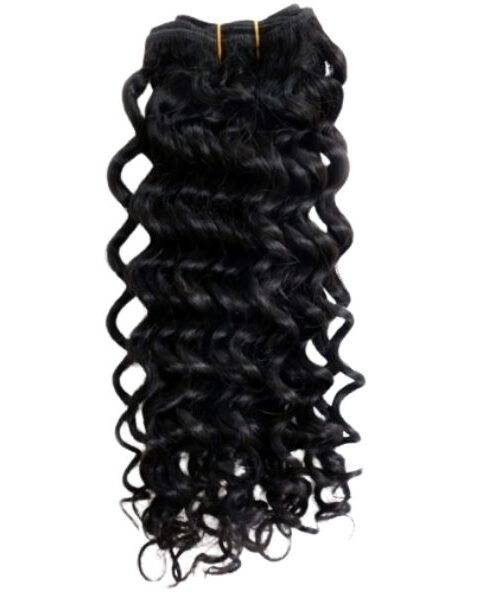 Deep Wave - Clip on Hand Weft - Virgin Single Drawn (Natural)